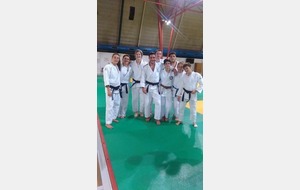 Nos judokas à l'entraînement avec Lucie LOUETTE