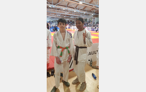 Louis et Samia qualifiés à la coupe de France minimes par équipe de département !
