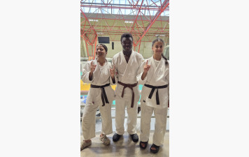 Emmanuel NDE est ceinture noire !