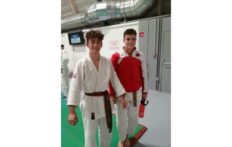Thibaud SAFRA et Jules SICHI COURTESSOLE ceinture noire !