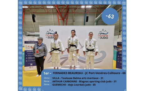 Lucie ARTHUR CARBONNE qualifiée au championnat de France 1ère division juniors à Paris !