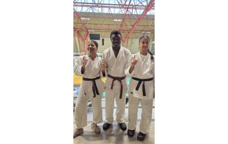 Emmanuel NDE est ceinture noire !
