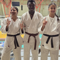 Emmanuel NDE est ceinture noire !